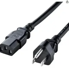 IEC C13 電源ケーブル 2m 3Pオス