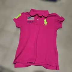 polo Ralph Lauren ビッグポニー ピンク ポロシャツ 90s - メルカリ