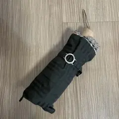 バーバリー　レース装飾付き　折りたたみ日傘