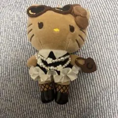 ハローキティ ドレス風ぬいぐるみキーホルダー