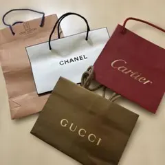 高級ブランド ショッピングバッグセット