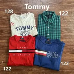 トミーヒルフィガー 長袖、半袖シャツ 4枚セット