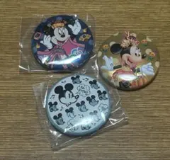 ミッキー・ミニー 缶バッジ 3個セット