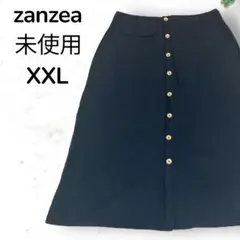 【未使用タグ付き】zanzea ロングスカート XXLサイズ ブラック コットン