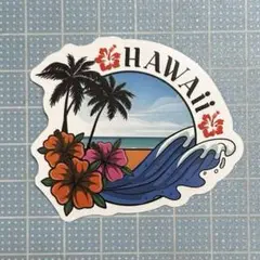防水ステッカー　ハワイ風景 ステッカー hawaii シール　夏