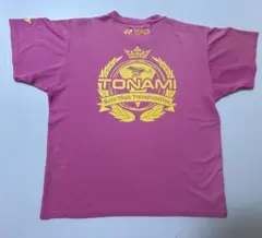 YONEX トナミ ヒョウ柄 Tシャツ M 黄色　トナミ 運輸 YONEX トナミ ヒョウ柄 Tシャツ M 黄色 トナミ 運輸 - メルカリ