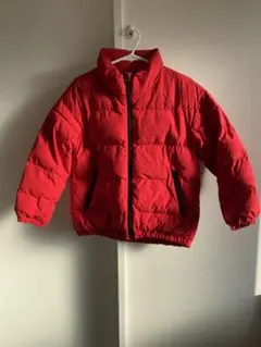 gu ヒートパデッドブルゾン　120 赤　レッド