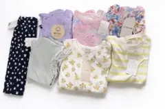 petit mainと西松屋の花柄Tシャツとズボンセット 110cm まとめ