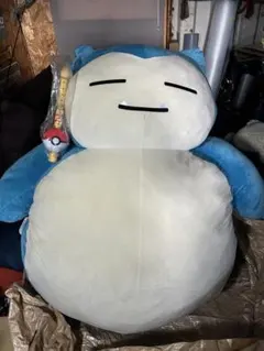 絶対に起こしたいカビゴンクッション(ポケモンのふえ付き)150センチ！特大