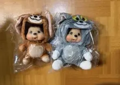 トムとジェリー モンチッチ 着ぐるみ ぬいぐるみ キーホルダー マスコット 新品