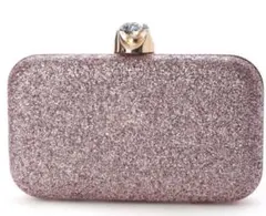 美品　パーティバッグ　ショルダーバッグラメグリッター　おまけネックレス付き