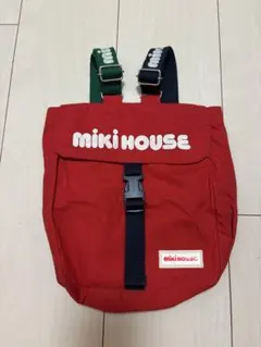 MIKI HOUSE リュック レッド　ヴィンテージ物のサムネイル