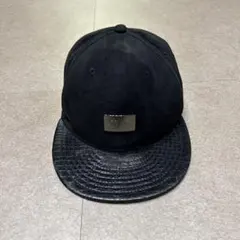 Newera ニューエラ　キャップ　帽子　黒　ブラック　ヌバック