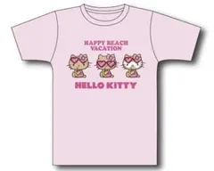 沖縄限定 日焼けキティ 半袖Tシャツ ピンク Mサイズ