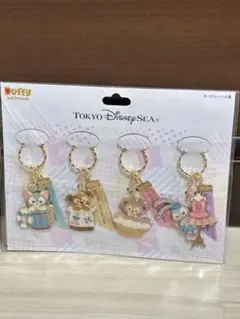 ダッフィー＆フレンズ 首ふりキーチェーン4個セット