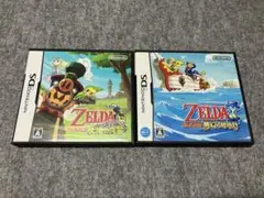 DS ゼルダの伝説 夢幻の砂時計 大地の汽笛 2本セット