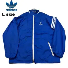 希少　80s adidas 青 ナイロンジャケット Lサイズのサムネイル