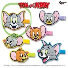【トムとジェリー】新品未使用 クレーンゲーム 前髪ラバークリップ2 トム
