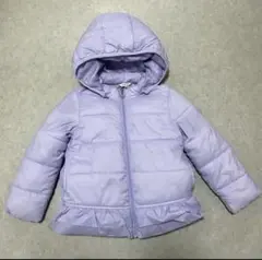 any FAM コート 110㎝ アウター 中綿ジャケット 女の子 パープル
