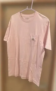 Carhartt ポケットTシャツ ピンク L