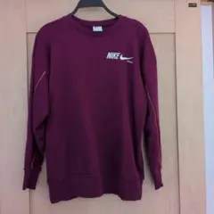 値下げ！Nike DRI-FIT バーガンディ スウェット Sサイズ
