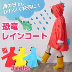 【訳あり】 レインコート 恐竜 キッズ 子供用 怪獣 カッパ 雨がっぱ