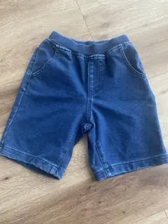 値下げ！GU ダークブルー ハーフパンツ 110cm