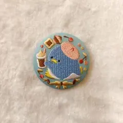 サンリオ 刺繍缶バッジ 3 タキシードサム①