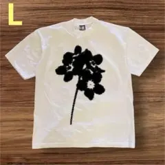Opium Tシャツ　花　メンズ　グラフィック　y2k ストリート　L