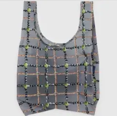 BAGGU エコバッグ standard ビーズチェック グレーのサムネイル