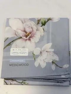 WEDGWOOD フラワープリント ハンカチ