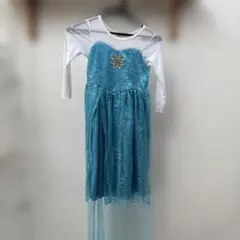 エルサ風コスチューム 水色 100cm~