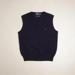 Polo by Ralph Lauren Vネックベスト ネイビー/HZ126