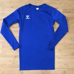 hummel 長袖スポーツインナー Mサイズ 青