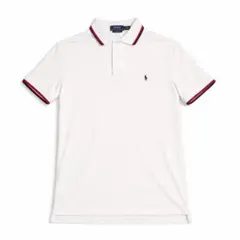 ポロラルフローレン 半袖ポロシャツ 白 M 美品 メンズ