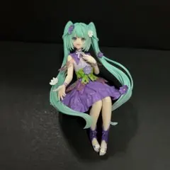 初音ミク ぬーどるストッパー フィギュア Flower Fairy 紫のコスモス