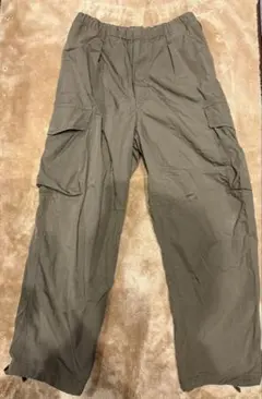 【タイムセール】UNIQLO U ワイドフィットパラシュートカーゴパンツ