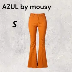AZUL by moussy オレンジブーツカットデニム 美品 ハイウェスト