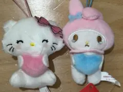 サンリオ　色んな表情マスコット　2点まとめ売り　チャーミーキティ　マイメロディ