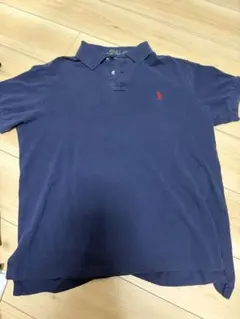 POLO RALPH LAUREN ポロシャツ ネイビー 刺繍ロゴのサムネイル