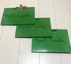 Paul Smith ショップ袋 3枚セット 表グリーン 裏ブルーのサムネイル