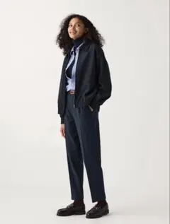 ユニクロ　ヒートテックスマートパンツ　ネイビー　Mサイズ