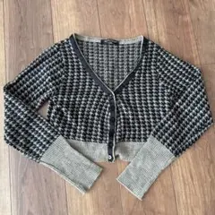 RINASCIMENTO ハウンドトゥース カーディガン