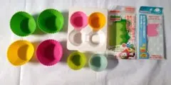 カラフルシリコンおかずカップセット