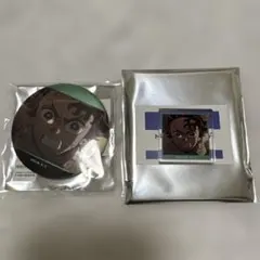 鬼滅の刃 竈門炭治郎 缶バッジ&アクリルタイル
