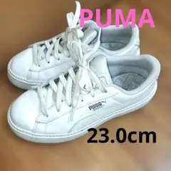 PUMA BASKET プーマ バスケット ホワイト スニーカー　23.0cmのサムネイル