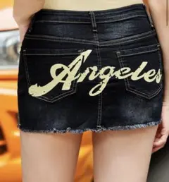 SHEIN デニムスカート　ミニスカート　ミニ丈　デニム