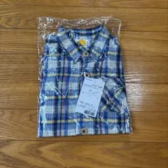 Moujonjon 長袖シャツ サイズ110 青系