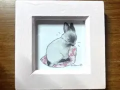 VeryBerry うさぎ 複製イラスト ミニ額縁入り