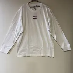 K.A様専用　トミーヒルフィガー　バッジ　フラッグ　ロンT 白XXL カッコいい